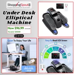 Under Desk Elliptical Machine Up to 73% Off